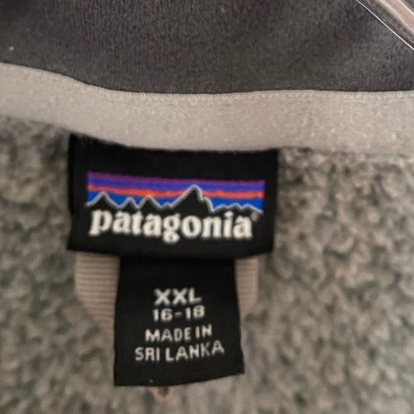 Patagonia Better Sweater 1/4 Zip Fleece Stonewash Grey Pull Over Sweater - Picture 6 of 6